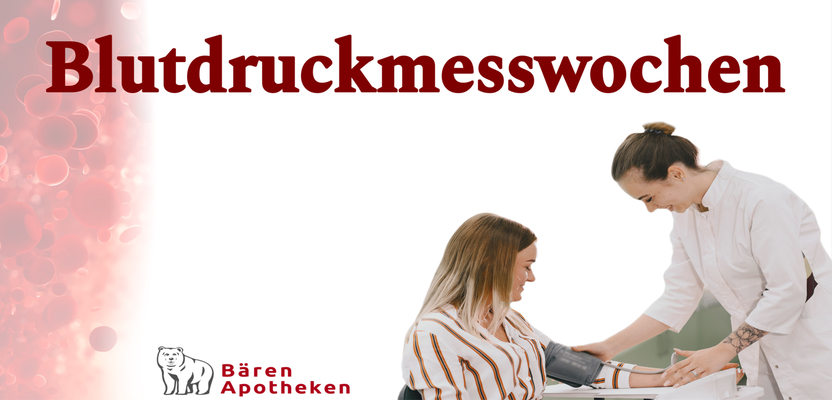 Blutdruckmesswochen vom 30. M&auml;rz bis 19. April 2026
